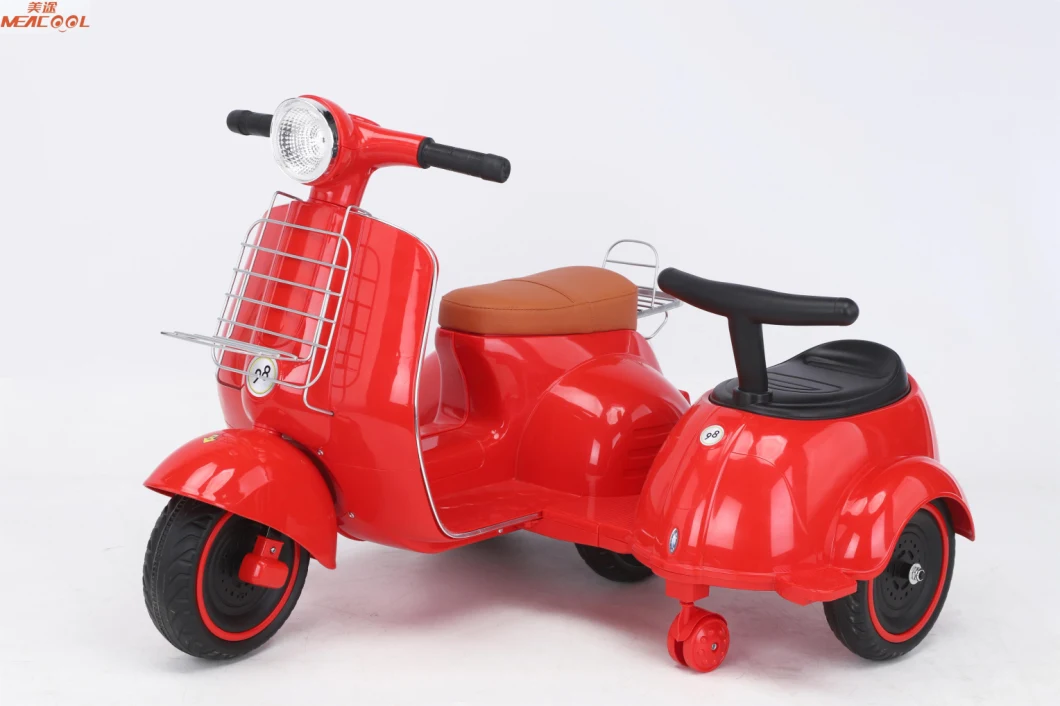 Ride Two Baby Mini Kids Electric Toy Car Tricycle with Side Mount