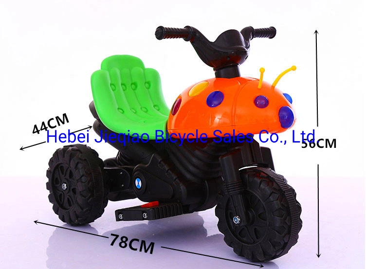 Nine Lights Beetle Kids Electric Motorcycle Baby Battery Car Tricycle Music Lights