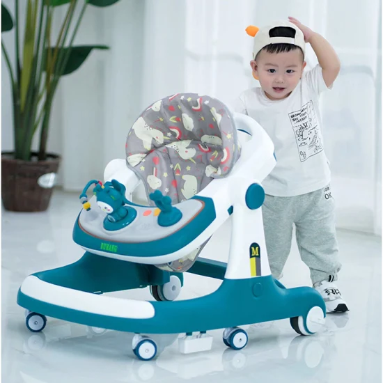 Brinquedos Atacado Andador multifuncional com 6 rodas giratórias Andador infantil