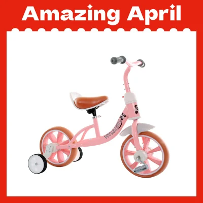 Triciclo bicicleta infantil dobrável para bebê balance 5 em 1 patinete infantil andador para crianças de 1 a 6 anos