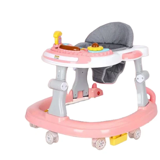 Cavalo de balanço para bebês de alta qualidade, brinquedos de caminhada para bebês, plástico, musical, para atividades para bebês, andador anti-capotamento