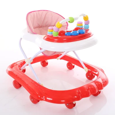 CE 360 Graus Girando 360 Graus Portáteis Brinquedos de Caminhada de Segurança para Bebês Andador Dobrável com Freio