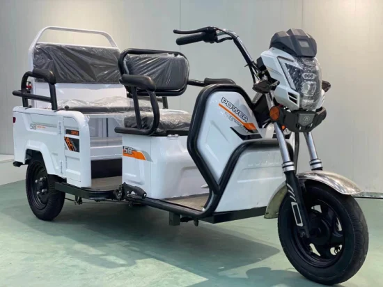 Assento dobrável multifuncional barato elétrico riquixá de três rodas motocicleta triciclo para passageiros