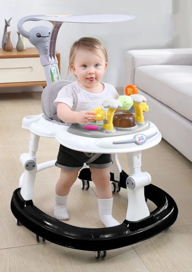 Andador de bebê china/com música e luz 360 graus girando o andador com rolha/brinquedos exclusivos andador de bebê por atacado