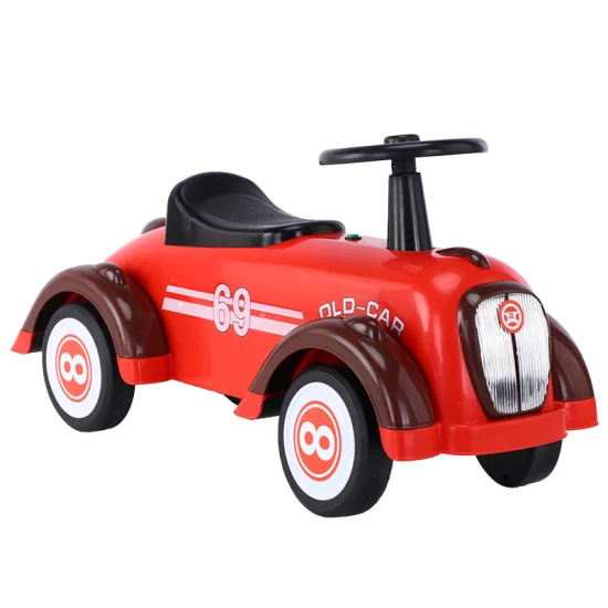 Carro retorcido infantil barato de quatro rodas para passeio de bebê em carrinho de brinquedo para crianças