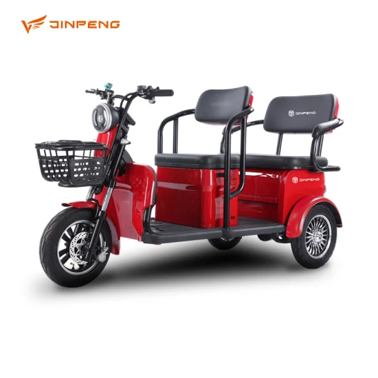 Fabricante fornece triciclo elétrico de passageiros de tipo aberto mercado da Índia