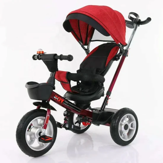 2022 promoção bebê triciclo 4 em 1 com alça de empurrar/ bebê triciclo crianças/ criança triciclo bicicleta modelo mais recente crianças bebê triciclo