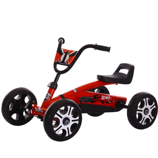 Kart elétrico de quatro rodas infantil popular anti-capotamento 8 anos de idade, pedal de brinquedo, kart elétrico