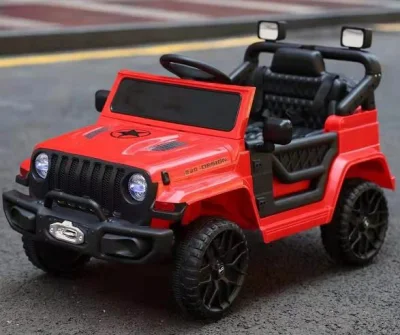 Veículo off-road elétrico de quatro rodas para crianças, carro de brinquedo de bebê masculino e feminino pode andar com um carro de brinquedo de controle remoto